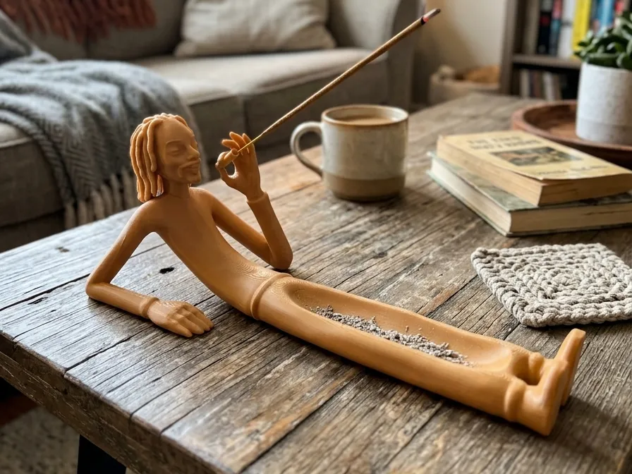 Snoop Dogg Figürlü Dekoratif Tütsülük